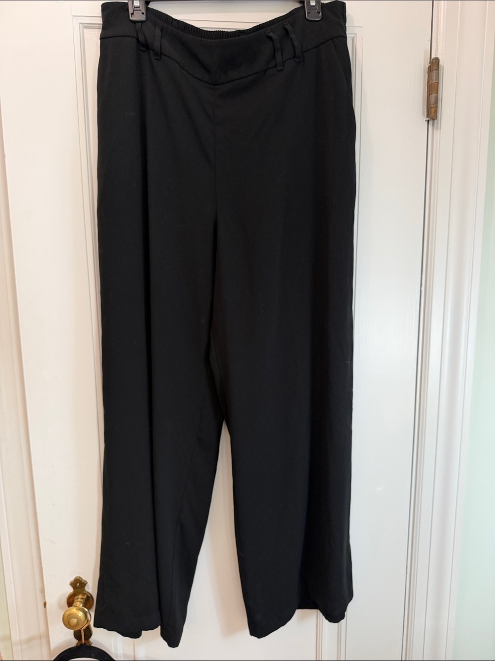 a new day Black Wide-Leg Trousers